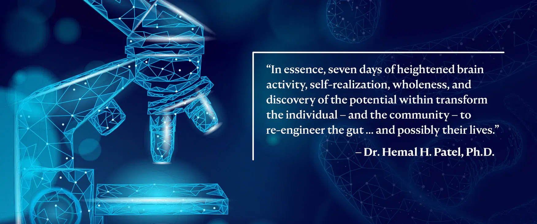 A Note from Hemal H. Patel, Ph.D